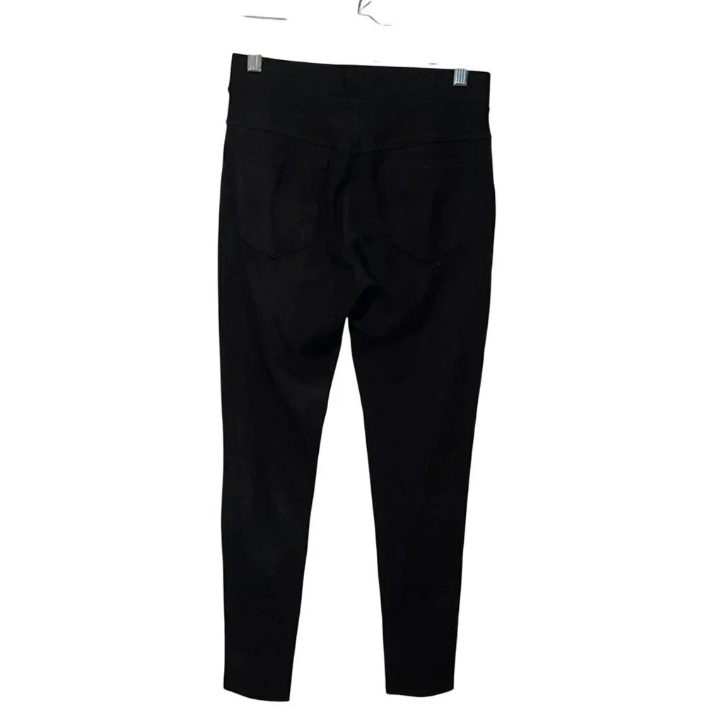 Kay Unger New York Black Stretch Elastic Waist Skinny Jeans Women's Size S
